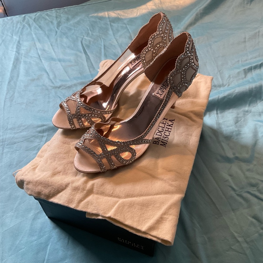 Beautiful Classy Badgley Mischka Heels🩶